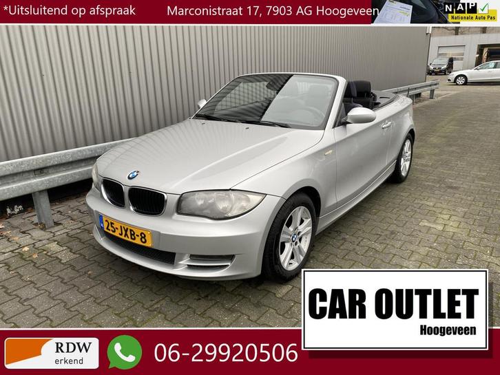 BMW 1 Serie Cabrio 118i Executive 157Dkm.NAP, A/C, Carkit, P, Auto's, BMW, Bedrijf, Te koop, 1-Serie, ABS, Airbags, Airconditioning