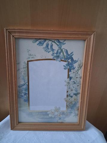 Passe partout met bloemen in lijst  *eureka* beschikbaar voor biedingen