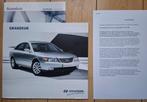 Hyundai Grandeur. Brochure, persinfo, specificaties € 5,--, Ophalen of Verzenden, Zo goed als nieuw, Overige merken