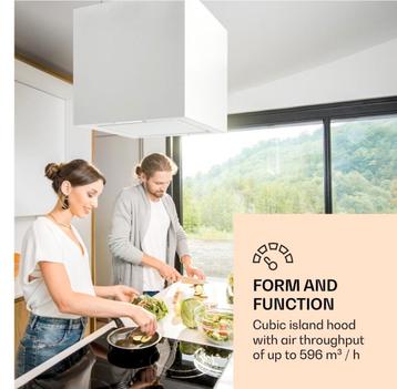 Klarstein kroonluchter eilandafzuigkap nieuw beschikbaar voor biedingen