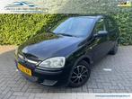 Opel Corsa 1.2i 16V I 5 Deurs I Nieuwe APK, Voorwielaandrijving, Gebruikt, Zwart, 4 cilinders