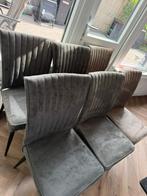6 eetkamerstoelen van Pronto Wonen, Ophalen, Zo goed als nieuw, Grijs, Vijf, Zes of meer stoelen