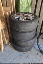 4x zomerbanden op velg 205/55R16, Ophalen, Gebruikt