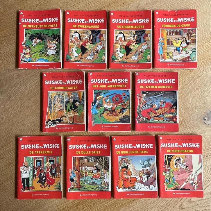 Suske en Wiske mini stripboekjes, beperkte oplage 2003, Boeken, Stripboeken, Gelezen, Meerdere stripboeken, Ophalen of Verzenden