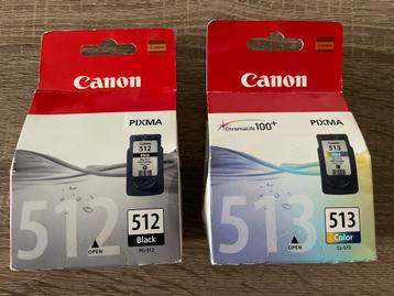 Canon PG-512 Black & CL-513 Color Cartridges - Nieuw! beschikbaar voor biedingen
