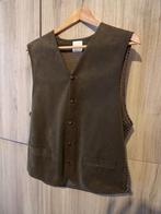 bruine suede gilet maat 54, Kleding | Heren, Ophalen of Verzenden, Zo goed als nieuw, Maat 52/54 (L), Desch