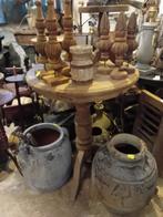 Koloniaal teakhouten buffet buffetkast m spiegel De Evenaar, Huis en Inrichting, Kasten | Buffetkasten, Ophalen, Gebruikt, 25 tot 50 cm