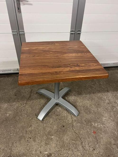 7 stuks horeca bistro terras tafels 70x70 cm werzalit, Tuin en Terras, Tuinmeubel-accessoires, Zo goed als nieuw, Ophalen