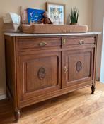 Antieke commode / dressoir marmer blad, Ophalen, Zo goed als nieuw, 25 tot 50 cm