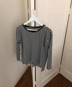 Zara gestreept T-shirt, zwart wit gestreepte top, maat S/M, Kleding | Dames, Zara, Maat 38/40 (M), Ophalen of Verzenden, Lange mouw