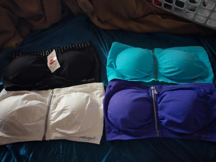 Bandeau bh's, Kleding | Dames, Ondergoed en Lingerie, BH, Zwart, Ophalen of Verzenden
