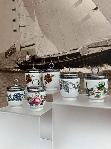 6 Egg coddler Royal Worcester (king size + standaard) beschikbaar voor biedingen