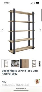 Boekenkast Verato Eiken 212x150x40cm, Ophalen, Zo goed als nieuw