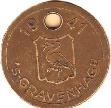 HONDENPENNING  `S GRAVENHAGE    1941 beschikbaar voor biedingen