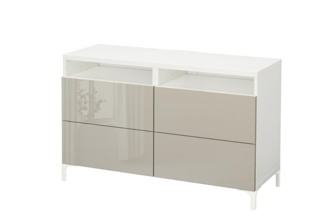 TV bench with drawers, Ophalen, Gebruikt, 100 tot 150 cm, 25 tot 50 cm