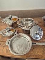 Kaiserkoch Pannenset - Nieuw, 1 pan gebruikt, Ophalen, Pannenset, Zo goed als nieuw, Rvs