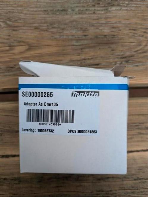 Makita netstroom adapter voor bouwradio, Doe-het-zelf en Verbouw, Overige Doe-het-zelf en Verbouw, Nieuw, Ophalen of Verzenden