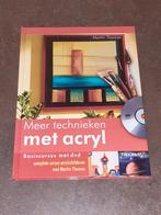 Meer technieken met acryl basiscursus + dvd nieuw, Ophalen of Verzenden, Nieuw, Tekenen en Schilderen