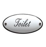 Toilet Bordje 5x10cm - emaille