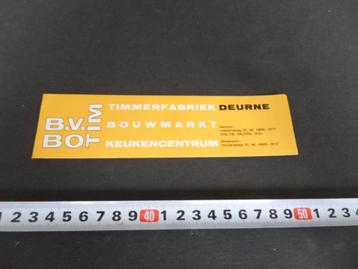 sticker Deurne BV BOTIM Timmerfabriek Bouwmarkt Keukencentum beschikbaar voor biedingen
