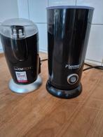 Elektrische koffiemolen+ melkopschuimer, Ophalen of Verzenden