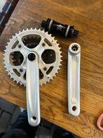 Crankset tripple 44-32-22 met bracket as, Ophalen of Verzenden, Zo goed als nieuw, Algemeen