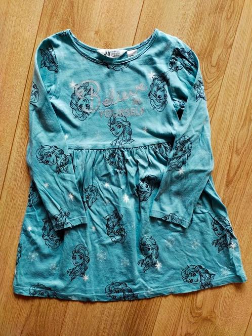 Zgan! Mooie Frozen Elsa jurk van H&M. Mt 110/116, Kinderen en Baby's, Kinderkleding | Maat 110, Zo goed als nieuw, Meisje, Jurk of Rok