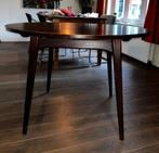 Wébé ronde eettafel uitklapbaar - Louis van Teeffelen, Huis en Inrichting, Tafels | Eettafels, Ophalen, Gebruikt, Rond, 100 tot 150 cm