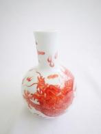 Jingdezhen Chinese porselein kunst vaas draken wolken krach, Ophalen