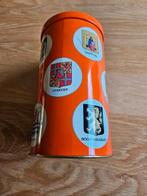 Mooie oranje beschuitbus Arks, Ophalen of Verzenden