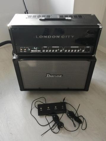 London City Buldog  +Ibanez 200 watt cabinet in topstaat