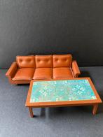 Lundby bank en tafel, Verzamelen, Ophalen of Verzenden, Gebruikt, Poppenhuis