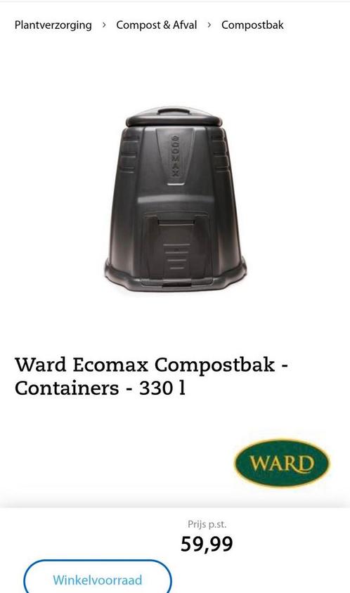 ecomax 330 liter compostbak, Tuin en Terras, Aarde en Mest, Ophalen