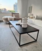 Loft salontafel frame massief houten zwart blad  De Bongerd, Huis en Inrichting, Ophalen, Zo goed als nieuw, Loods 5 vt wonen