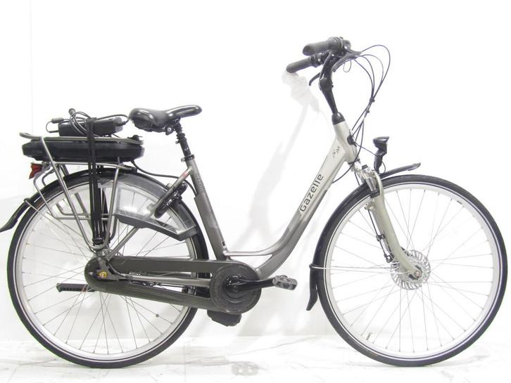 Gazelle Orange grijs dames 49cm 28inch, Fietsen en Brommers, Elektrische fietsen, Gebruikt, Gazelle, 47 tot 51 cm