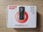 Emporia PURE GSM voor ouderen, Telecommunicatie, Mobiele telefoons | Nokia, Ophalen of Verzenden, Zo goed als nieuw, Zwart