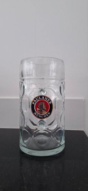Bierglas Paulaner 1 liter beschikbaar voor biedingen