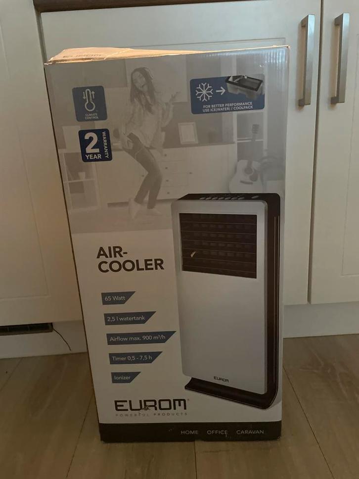 Eurom Aircooler, Witgoed en Apparatuur, Airco's, Mobiele airco, Minder dan 60 m³, 3 snelheden of meer, Ophalen