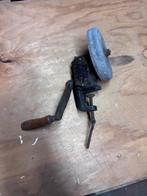 Werkbank slijpsteen - manueel, Doe-het-zelf en Verbouw, Gereedschap | Handgereedschap, Ophalen, Gebruikt