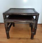 MANOU BIJZETTAFELTJES EN LECTUURBAK VINTAGE, 45 tot 60 cm, Minder dan 55 cm, VINTAGE DESIGN, Vierkant