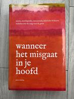 Wanneer het misgaat in je hoofd - Pieter Wiebeling, Boeken, Ophalen of Verzenden, Nieuw