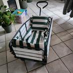 Bolderkar met metalen  frame en hout, Ophalen, Zo goed als nieuw
