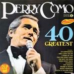 Perry Como ‎– 40 Greatest, Cd's en Dvd's, Vinyl | Pop, Ophalen of Verzenden, 1960 tot 1980, Gebruikt, 12 inch