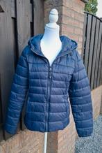 Donkerblauwe tussenjas met capuchon van: Only, Maat 38/40 (M), Only, Blauw, Ophalen of Verzenden