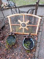 Ouderwets stalraam met glas en gietijzer, Antiek en Kunst, Ophalen