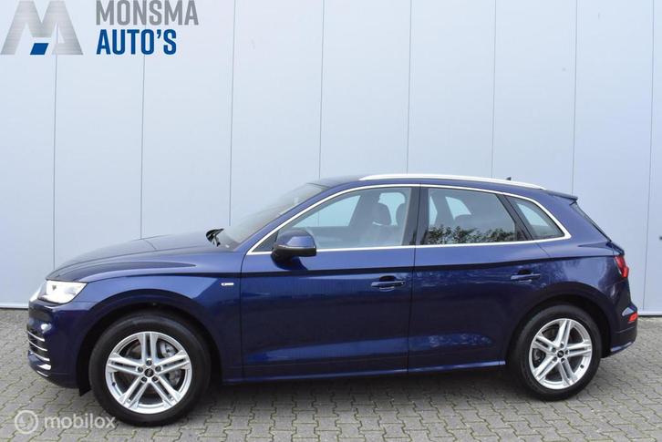 Audi Q5 35 TDI quattro S-Line Navarrablau Camera Stoelverwar, Auto's, Audi, Bedrijf, Te koop, Q5, 4x4, ABS, Achteruitrijcamera