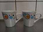 2 Siaki mokken/bekers, Ophalen of Verzenden, Zo goed als nieuw, Porselein, Overige stijlen