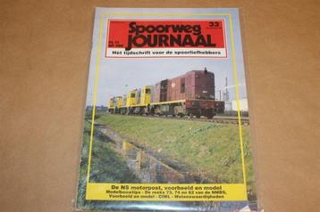 Magazine - Spoorwegjournaal Nr. 33 - 1989 - nieuwstaat beschikbaar voor biedingen