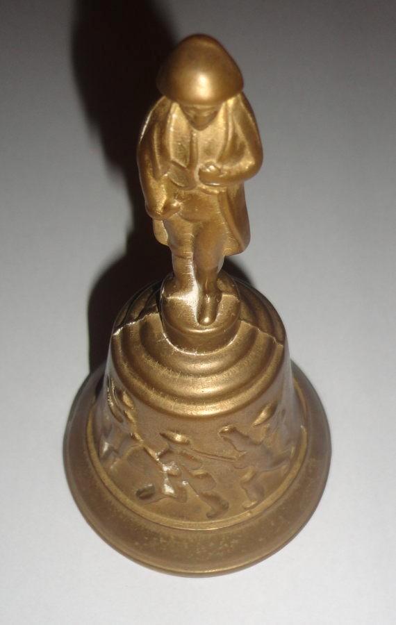 Bronzen tafelbel Napoleon, Antiek en Kunst, Antiek | Koper en Brons, Brons, Ophalen of Verzenden