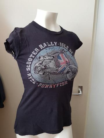 Zwart shirt punkyfish maat 158 100 procent katoen beschikbaar voor biedingen